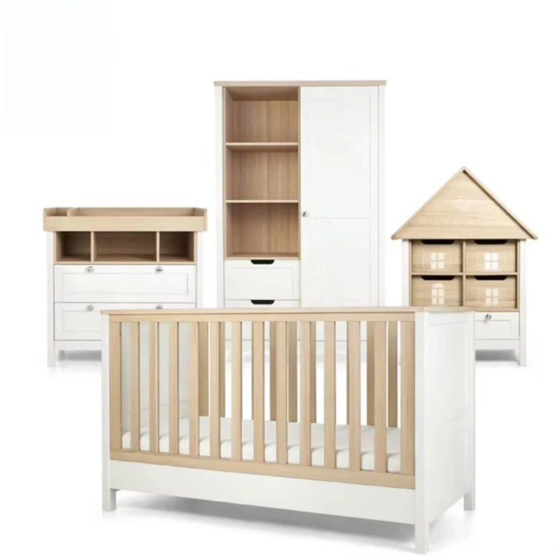 Baby Nursery Dresser Changing Table - โรงงานผลิตโต๊ะเปลี่ยนผ้าอ้อมเด็ก โต๊ะเปลี่ยนผ้าอ้อมไม้ เฟอร์นิเจอร์ห้องนอน ตู้ลิ้นชักมีไฟ ตู้เก็บของ ตู้เสื้อผ้า