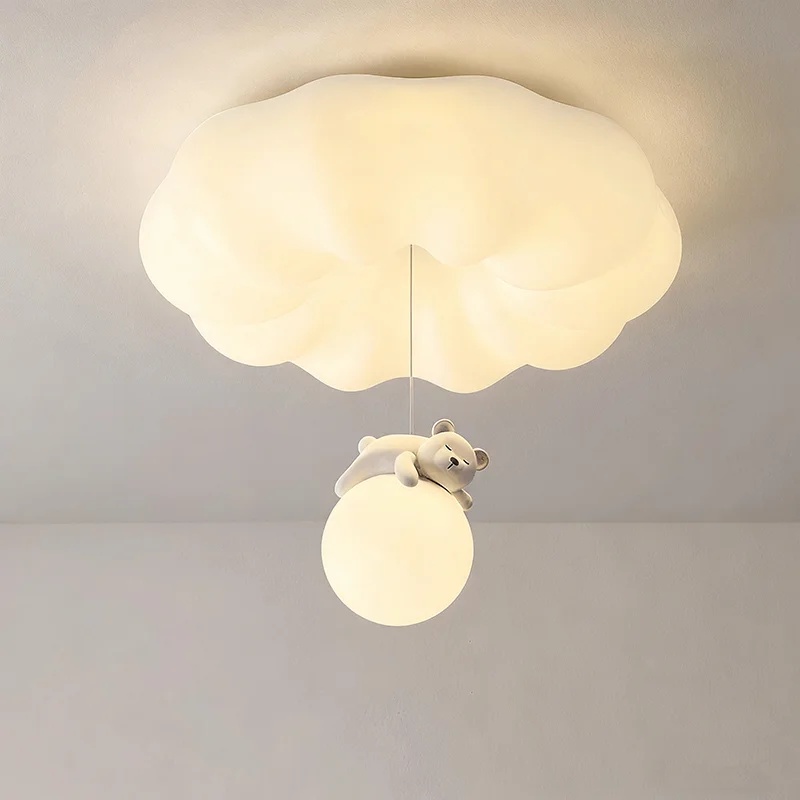 Baby Nursery Ceiling Light - โคมไฟเพดานรูปเมฆน่ารัก LED แบบติดเพดาน สำหรับห้องนอนเด็ก ห้องเด็กอ่อน ห้องเด็กเล็ก