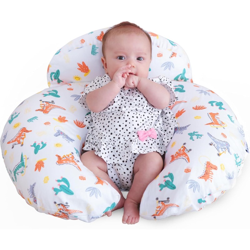 Nursing Cover Breastfeeding - หมอนรองให้นมลายสัตว์ - ปลอกหมอนถอดซักได้ สำหรับคุณแม่ให้นมและเด็กทารก