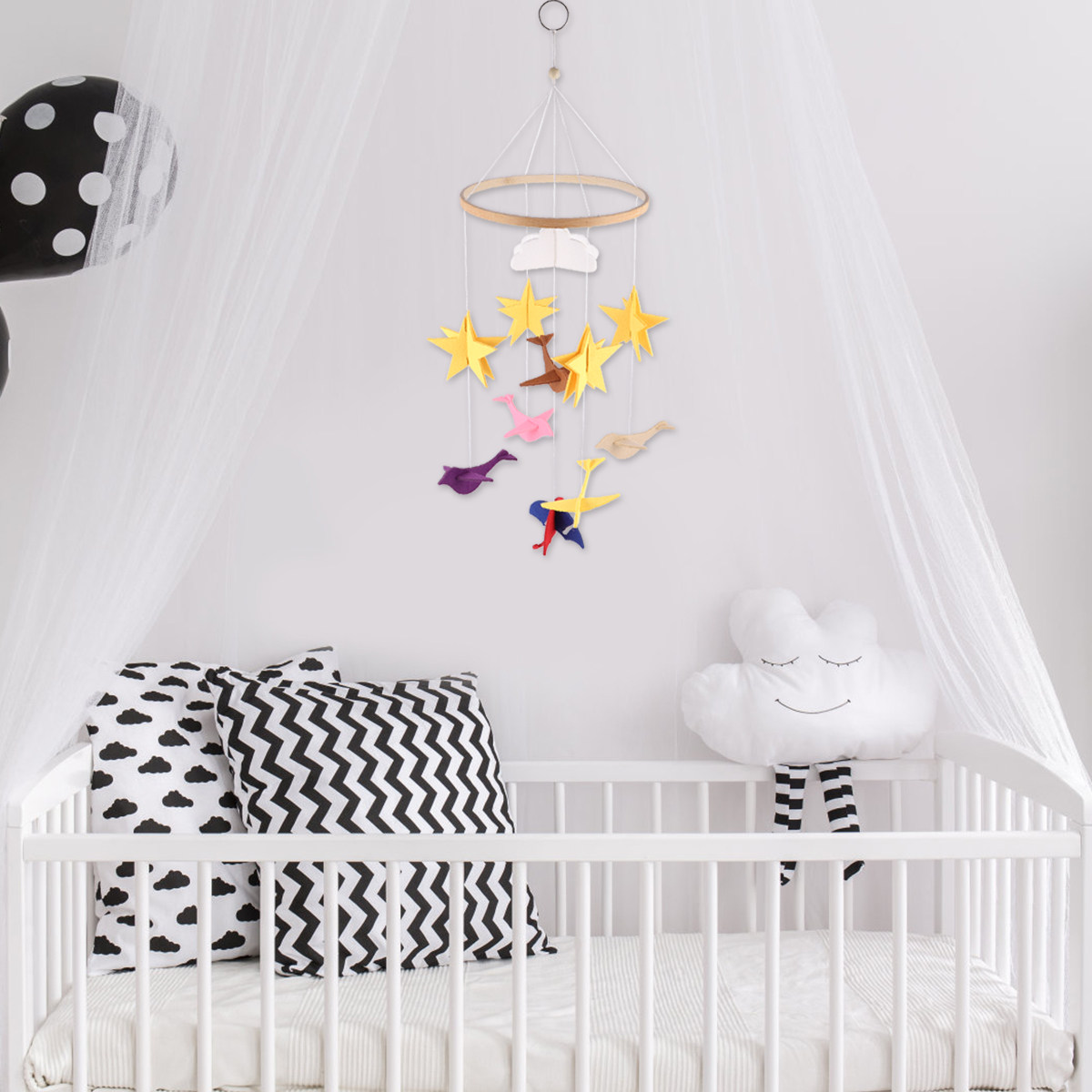 ของตกแต่งแขวนเปลเด็ก 1 ชิ้น โม - Baby Nursery Decor Boy บทวิจารณ์และราคา