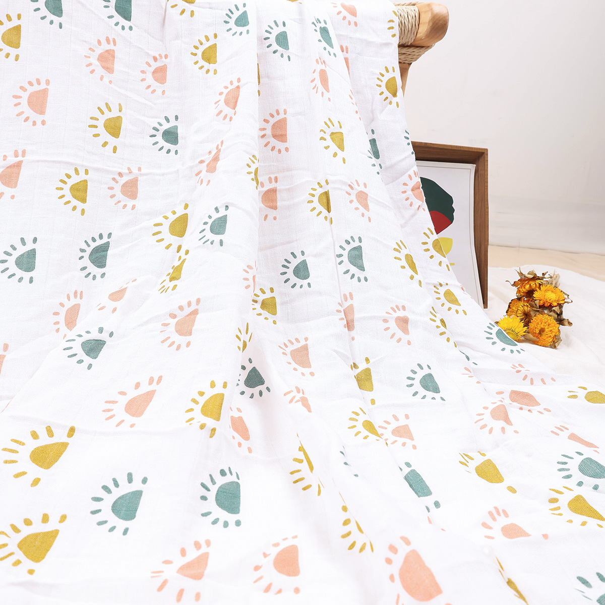 Happyflute ผ้ามัสลินห่อ100% ผ้ - Swaddle Blanket Muslin บทวิจารณ์และราคา