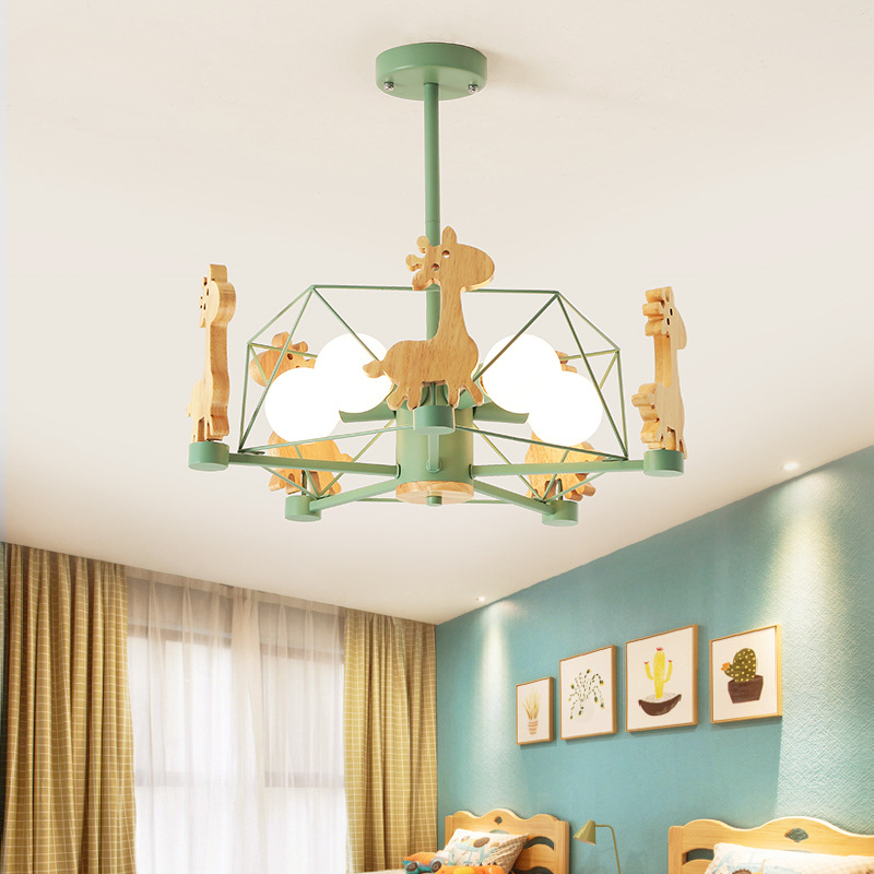 เด็กโคมไฟเพดาน LED ไม้หมุน Faw - Baby Nursery Ceiling Light บทวิจารณ์และราคา