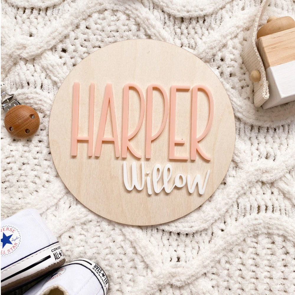 ป้ายประกาศการเกิดส่วนบุคคล - ป - Baby Nursery Decor บทวิจารณ์และราคา
