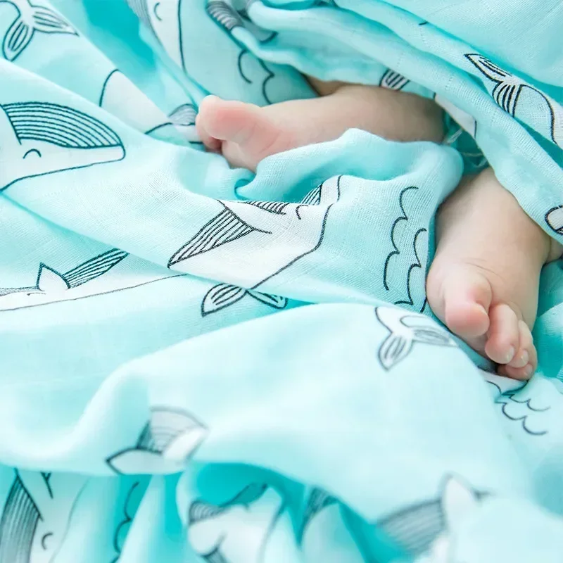 ผ้ามัสลินห่อตัวเด็กทารกแรกเกิด - Swaddle Blanket Muslin บทวิจารณ์และราคา