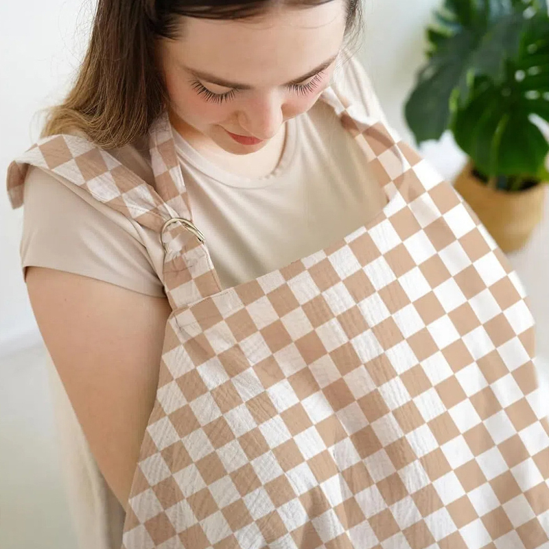 ผ้าคลุมให้นมบุตรแบบพกพา 100% ผ - Nursing Cover Breastfeeding บทวิจารณ์และราคา