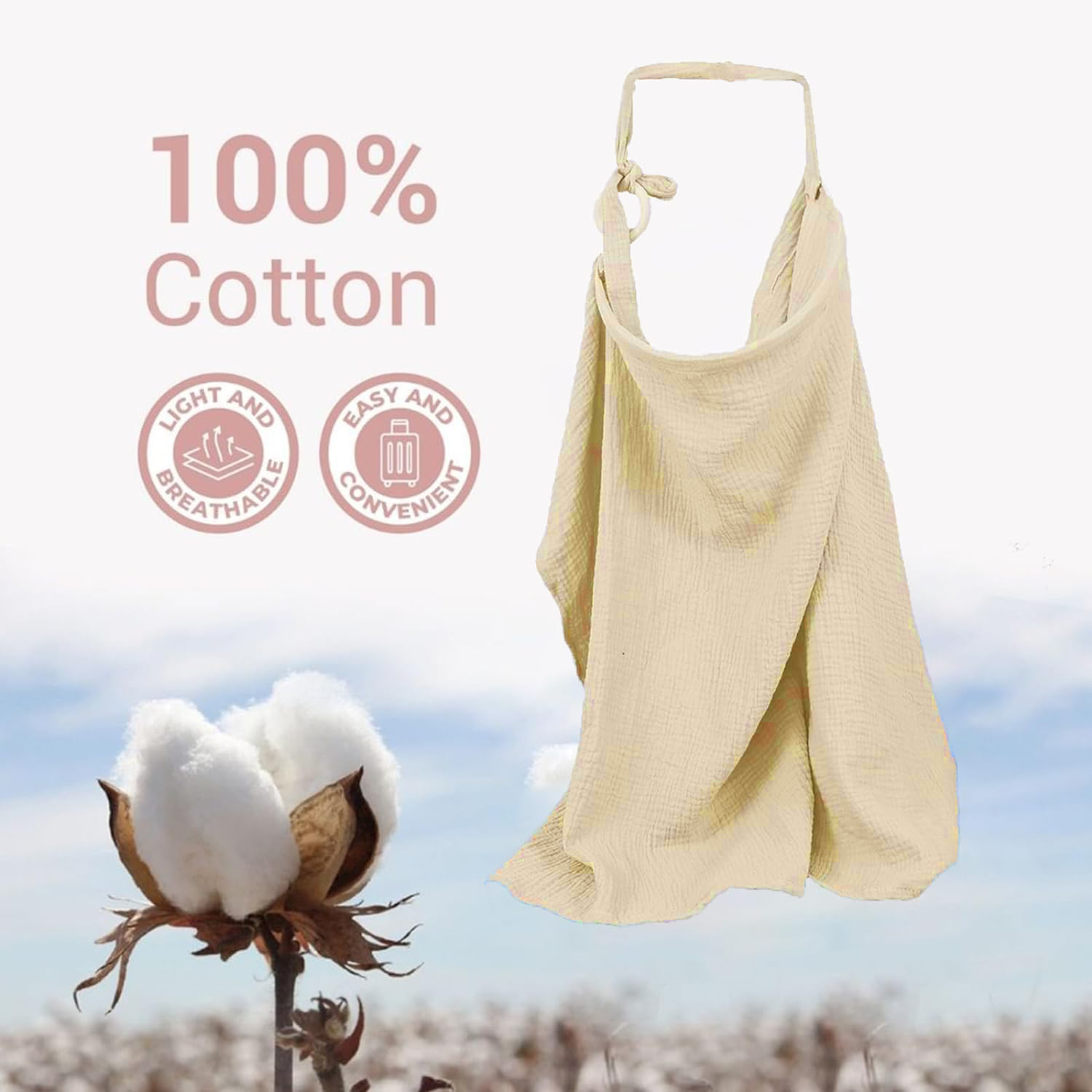 Muslin Nursing Cover สําหรับทา - Nursing Cover Breastfeeding บทวิจารณ์และราคา