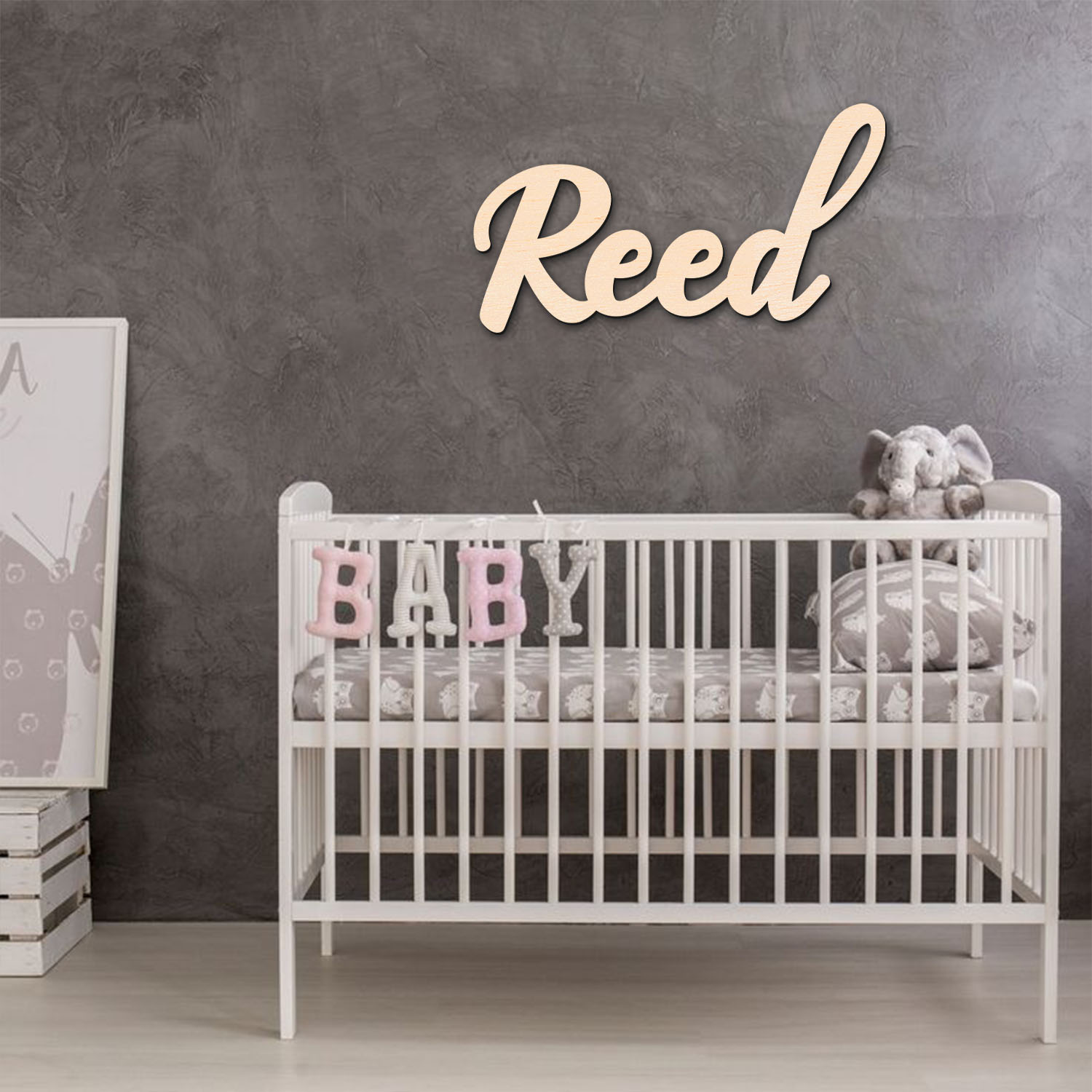 ป้ายชื่อสกุลไม้แบบกำหนดเอง 1 ช - Baby Nursery Decor Boy บทวิจารณ์และราคา
