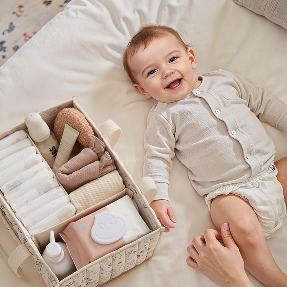 ตะกร้าเก็บของใช้จำเป็นสำหรับเด - Baby Nursery Organiser บทวิจารณ์และราคา