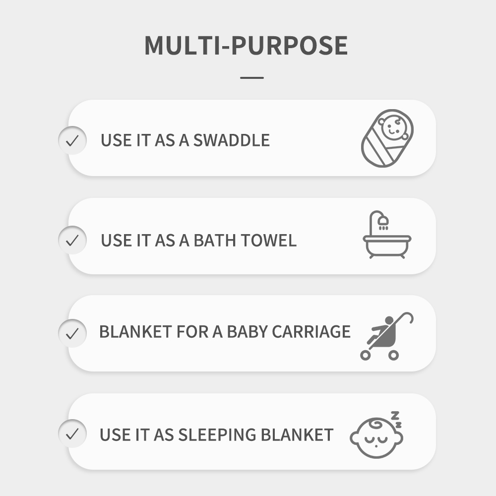Happyflute 120x110 ซม.Muslin B - Swaddle Blanket Muslin บทวิจารณ์และราคา