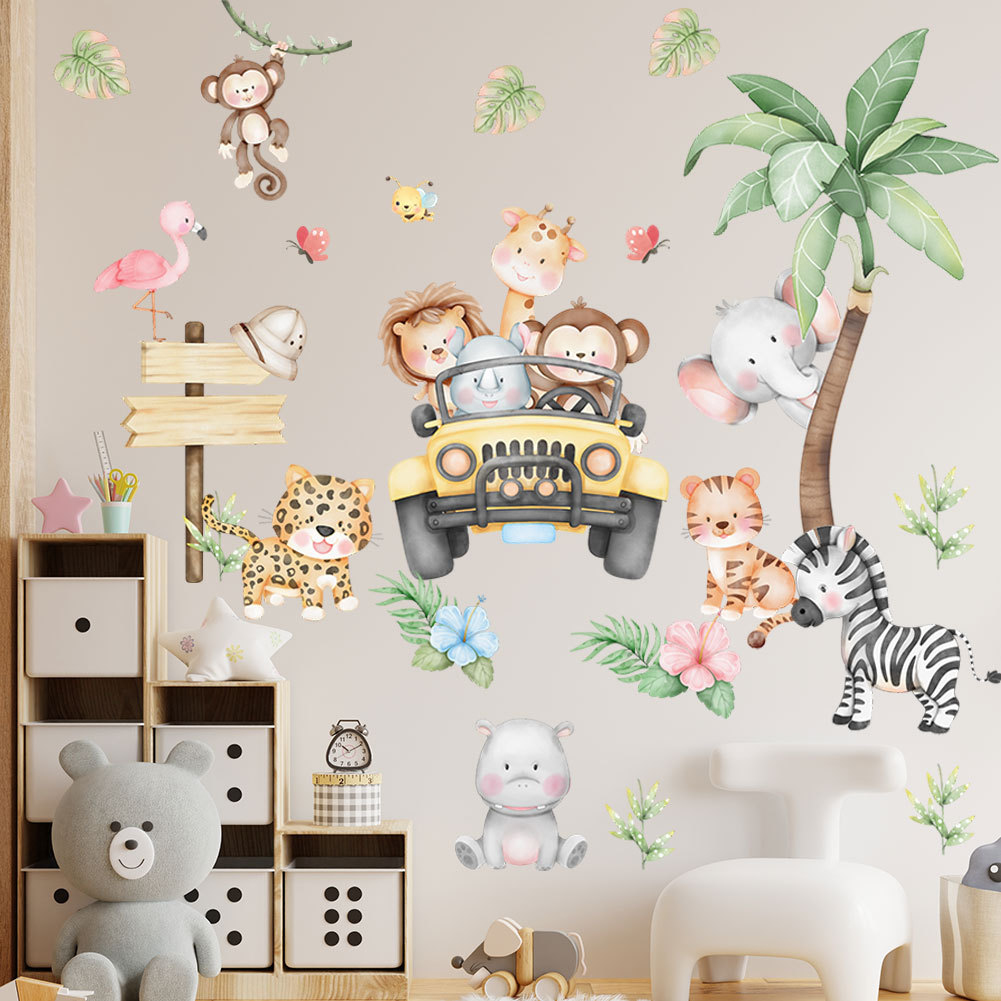 ห้องเด็กการ์ตูนช้างยีราฟต้นไม้ - Baby Zoo Nursery บทวิจารณ์และราคา
