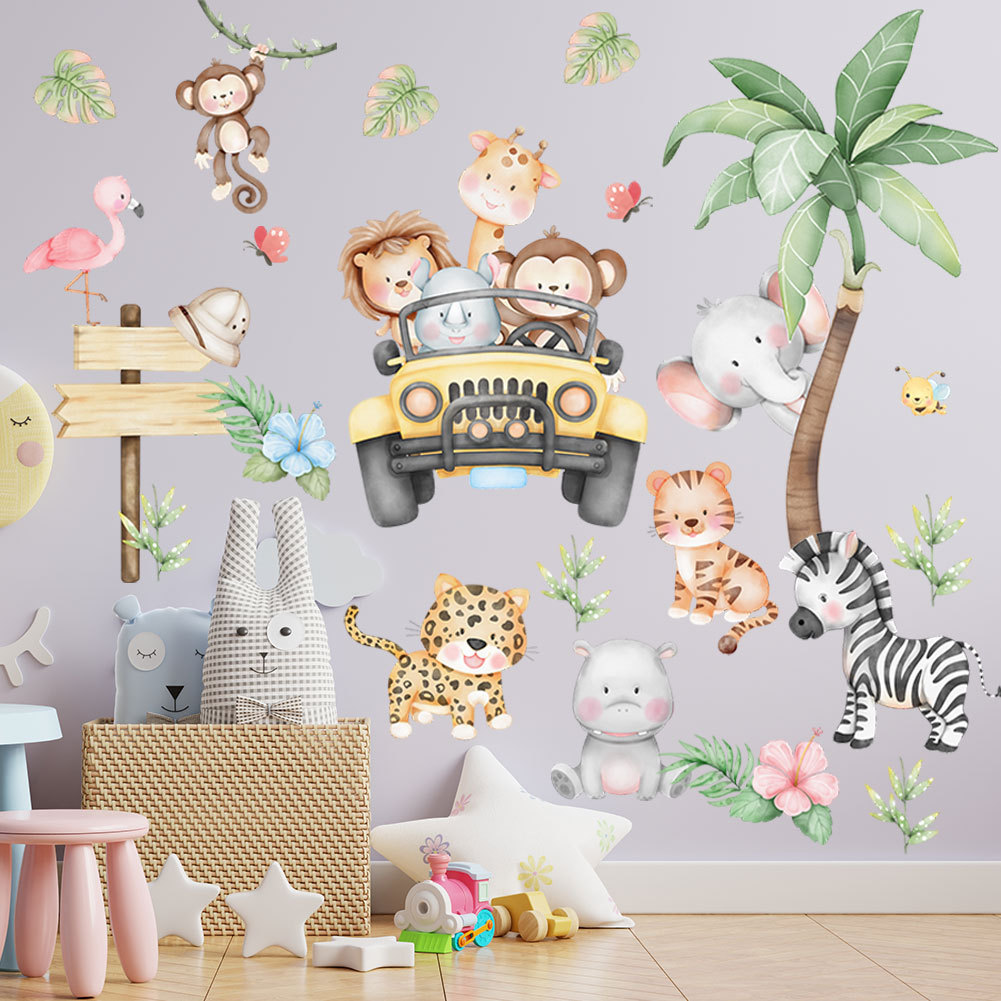 ห้องเด็กการ์ตูนช้างยีราฟต้นไม้ - Baby Zoo Nursery บทวิจารณ์และราคา