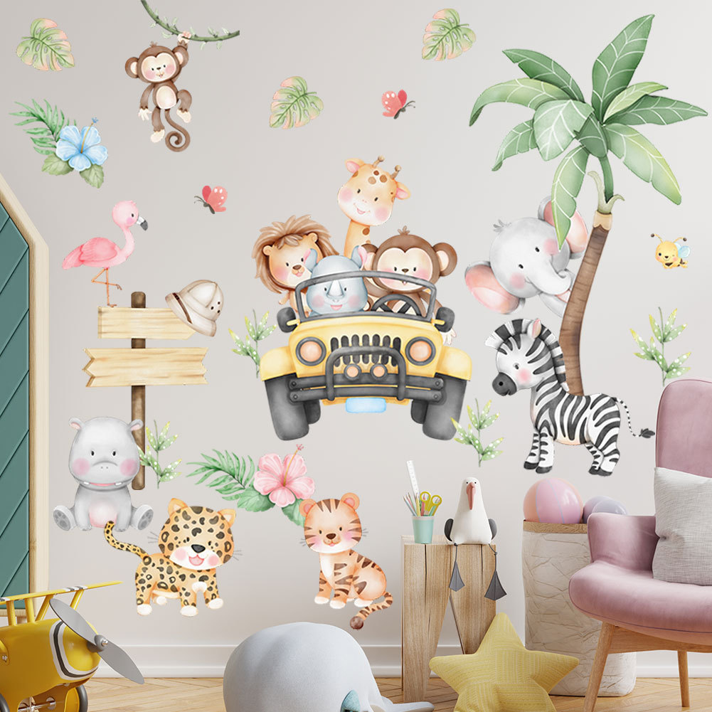 ห้องเด็กการ์ตูนช้างยีราฟต้นไม้ - Baby Zoo Nursery บทวิจารณ์และราคา