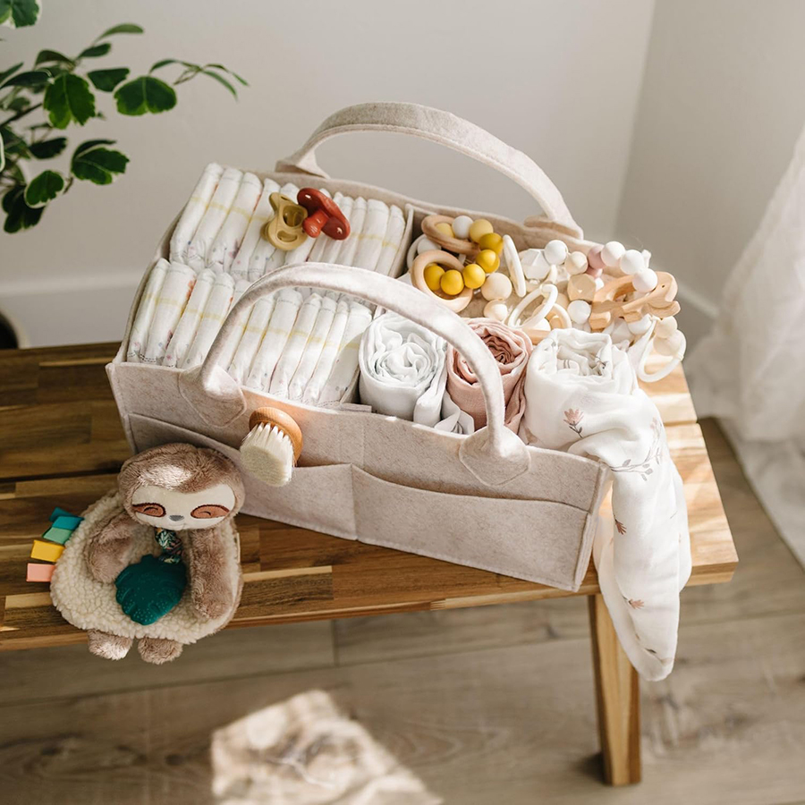กระเป๋าใส่ผ้าอ้อมเด็กแบบพกพา ก - Baby Nursery Organiser บทวิจารณ์และราคา