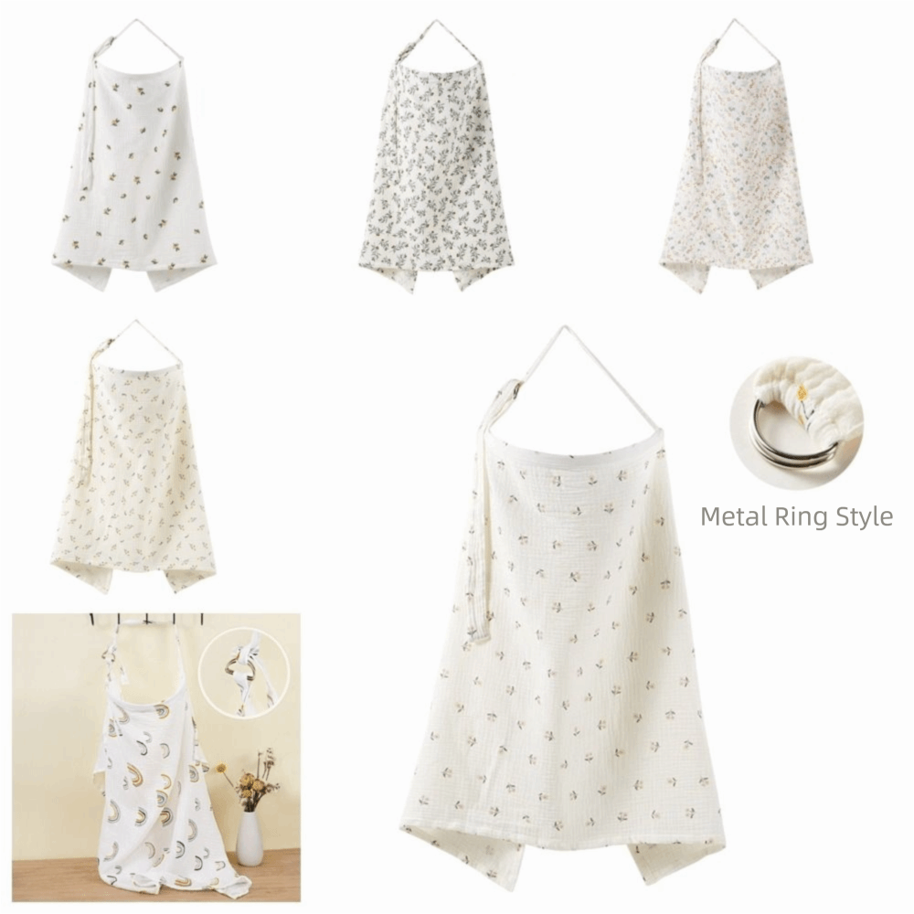 ผ้าคลุมให้นมบุตรผ้าฝ้าย ระบายอ - Nursing Cover Breastfeeding บทวิจารณ์และราคา