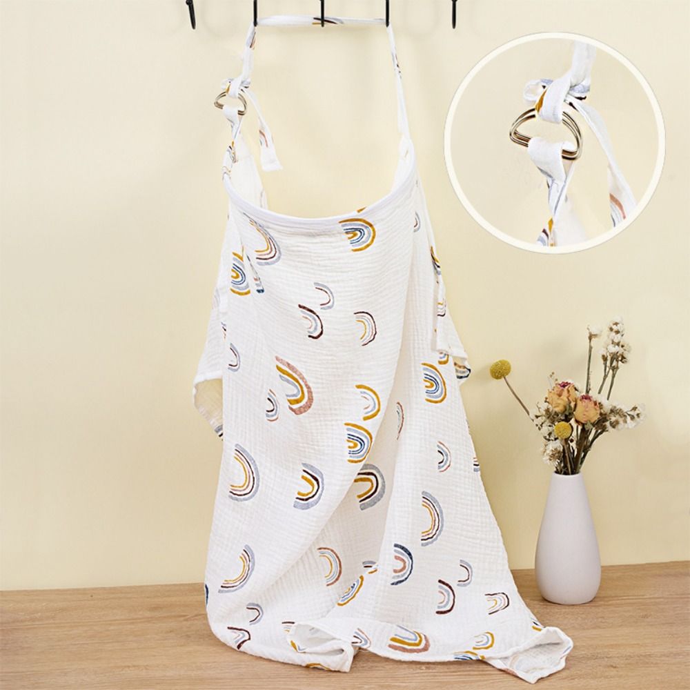 ผ้าคลุมให้นมบุตรผ้าฝ้าย ระบายอ - Nursing Cover Breastfeeding บทวิจารณ์และราคา