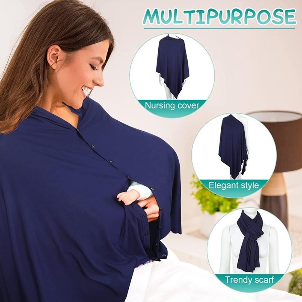 ผ้าคลุมให้นมบุตรแบบสบาย ป้องกั - Nursing Cover Breastfeeding บทวิจารณ์และราคา