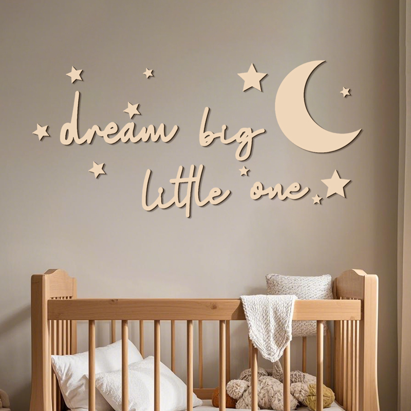 Dream Big Little One ป้ายไม้สต - Baby Nursery Needs บทวิจารณ์และราคา