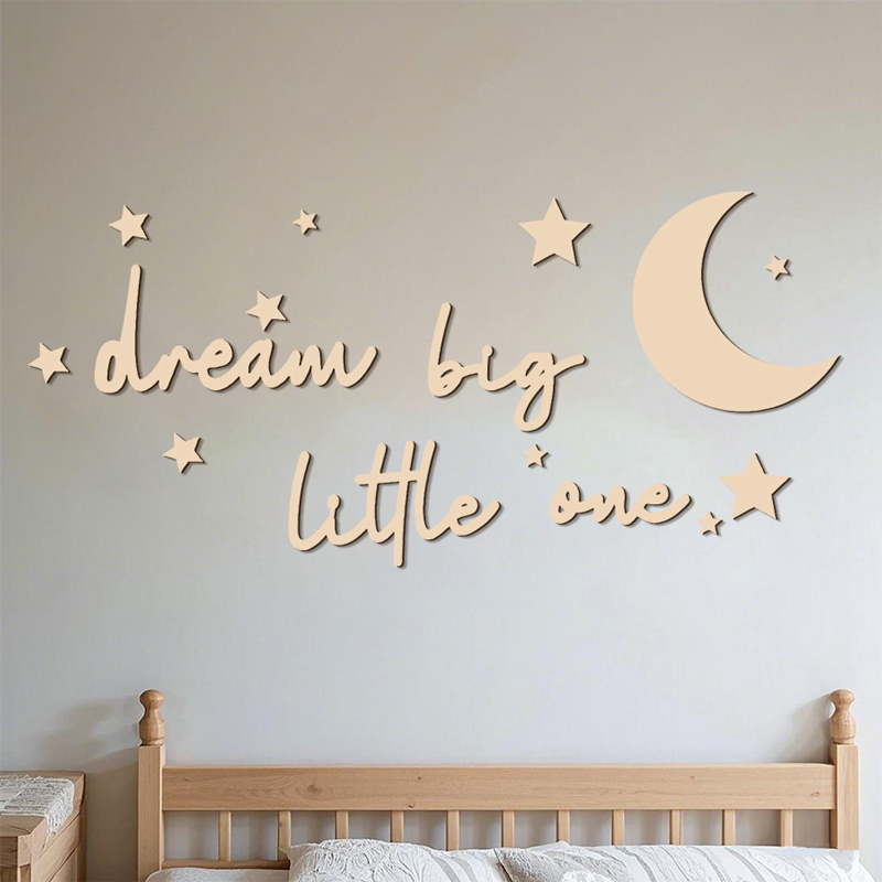 Dream Big Little One ป้ายไม้สต - Baby Nursery Needs บทวิจารณ์และราคา