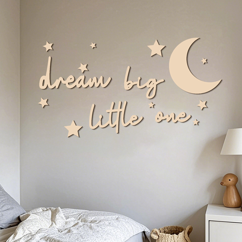 Dream Big Little One ป้ายไม้สต - Baby Nursery Needs บทวิจารณ์และราคา