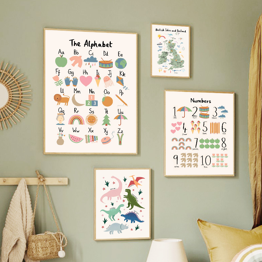 แผนที่โลกสัตว์ ไดโนเสาร์ ตัวอั - Baby Nursery Home บทวิจารณ์และราคา