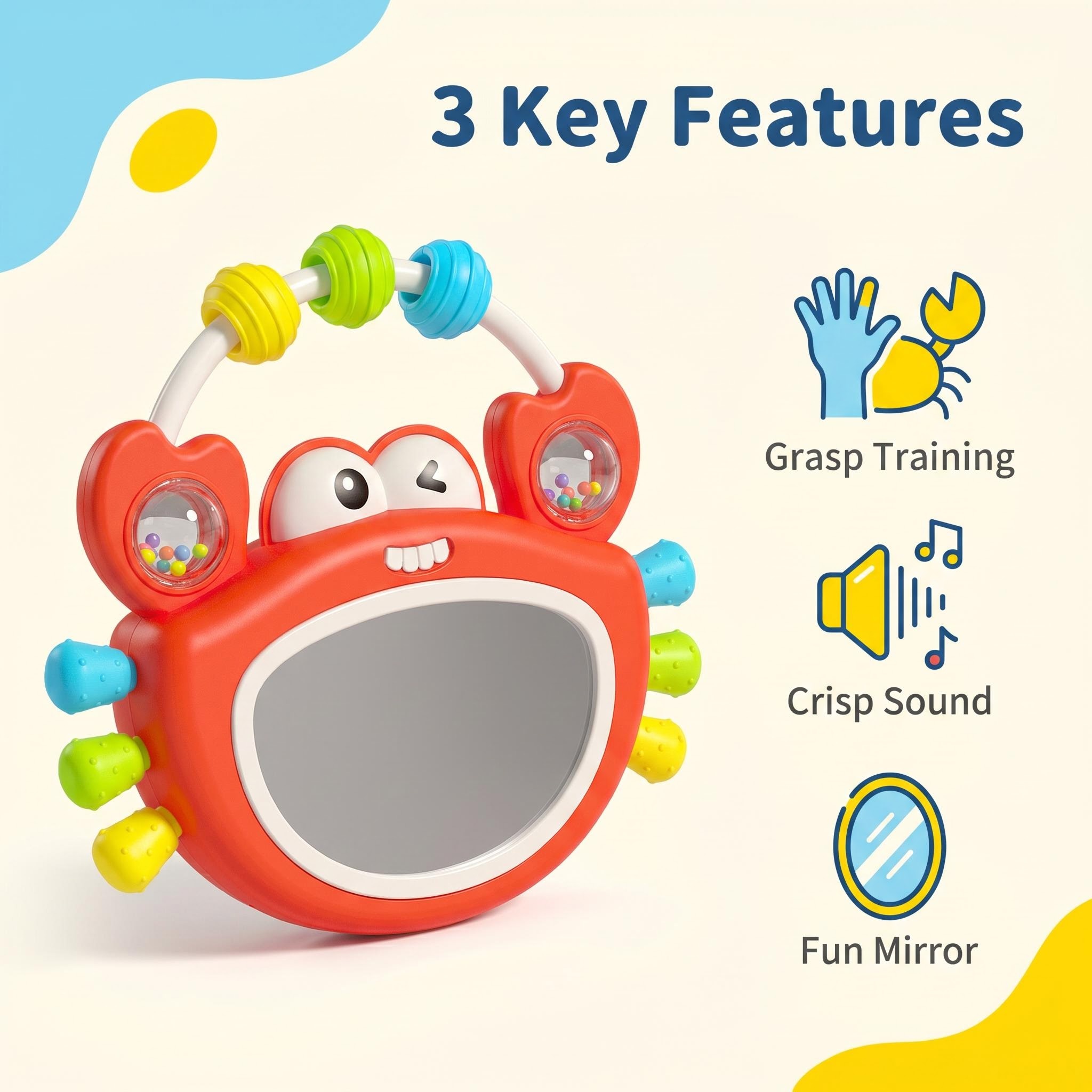 ของเล่นเขย่ามือพร้อมไฟและเสียง - Baby Nursery Songs บทวิจารณ์และราคา