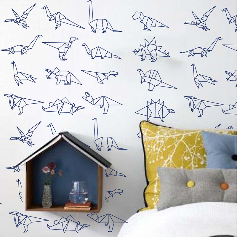 น่ารัก Origami ไดโนเสาร์สัตว์ส - Baby Zoo Nursery บทวิจารณ์และราคา
