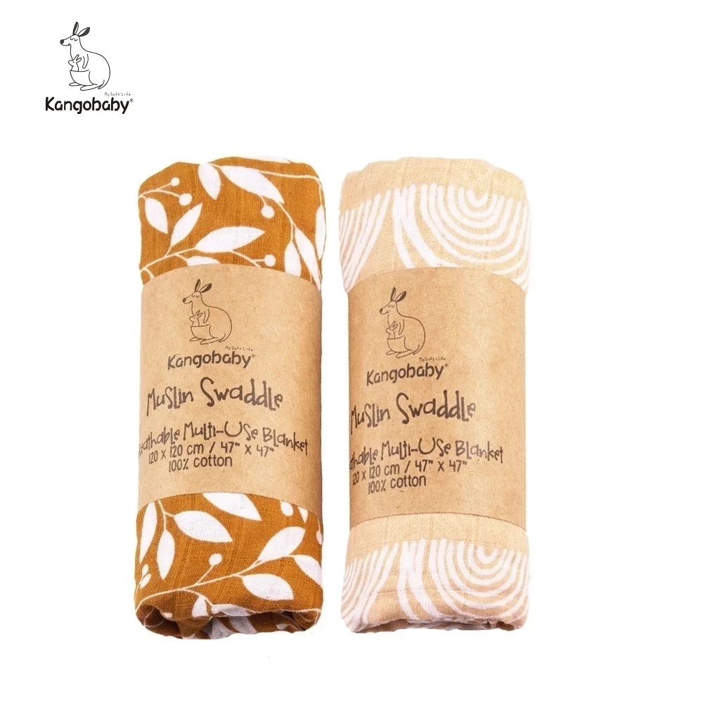 คังโบบี้ # ชีวิตที่อ่อนนุ่มของ - Swaddle Blanket Muslin บทวิจารณ์และราคา