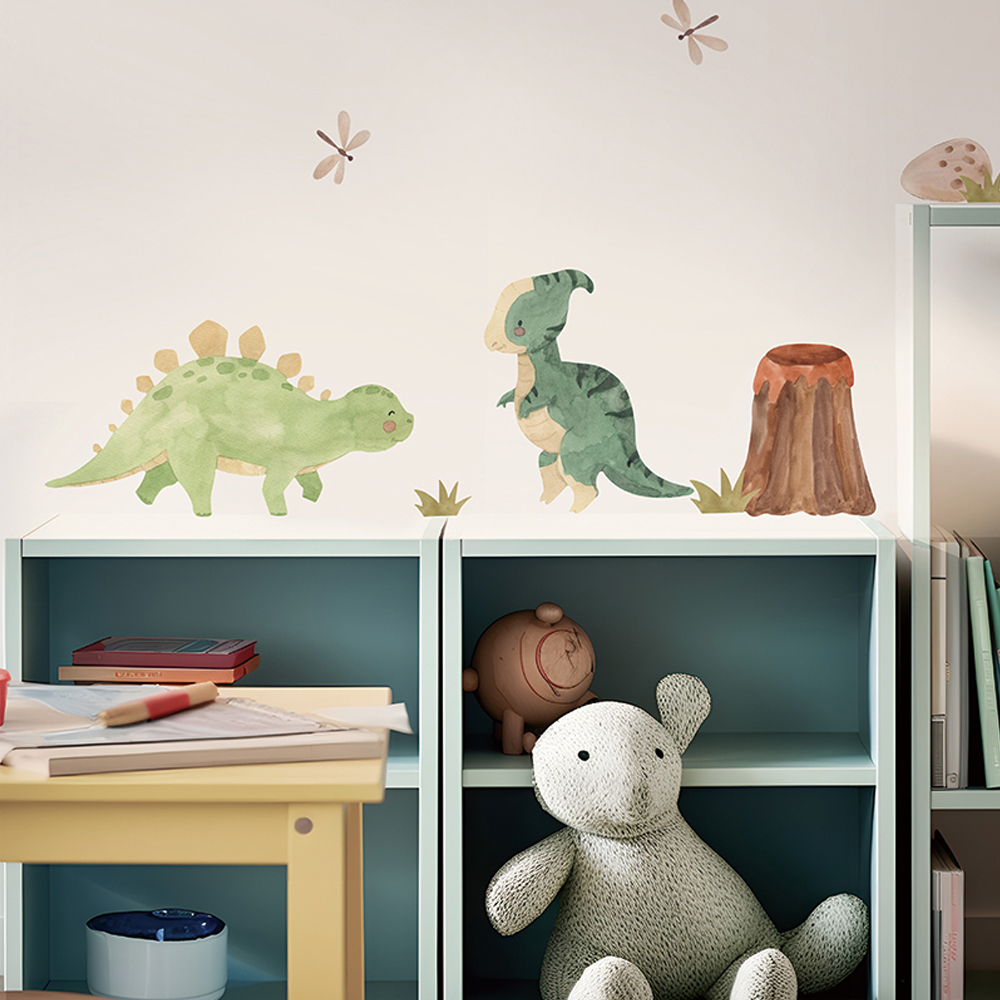 สติ๊กเกอร์ติดผนังรูปไดโนเสาร์ส - Baby Nursery Decor Boy บทวิจารณ์และราคา