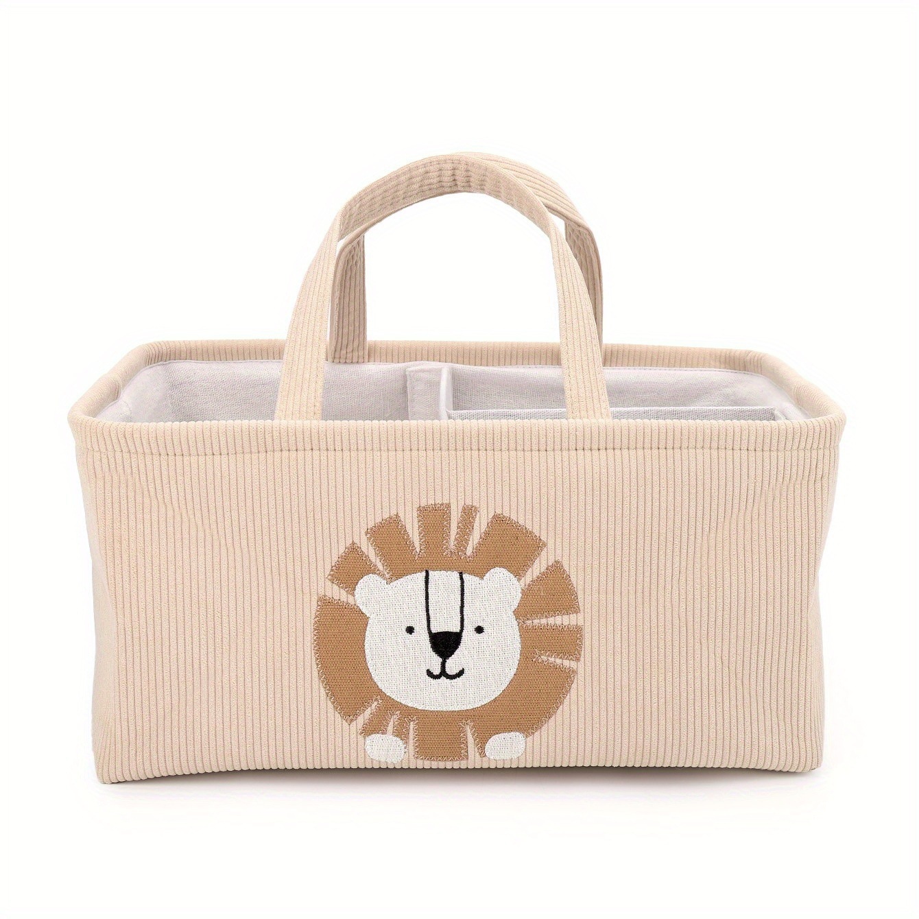 ตะกร้าผ้าใส่ผ้าอ้อมลายสิงโตน่า - Baby Nursery Organiser บทวิจารณ์และราคา