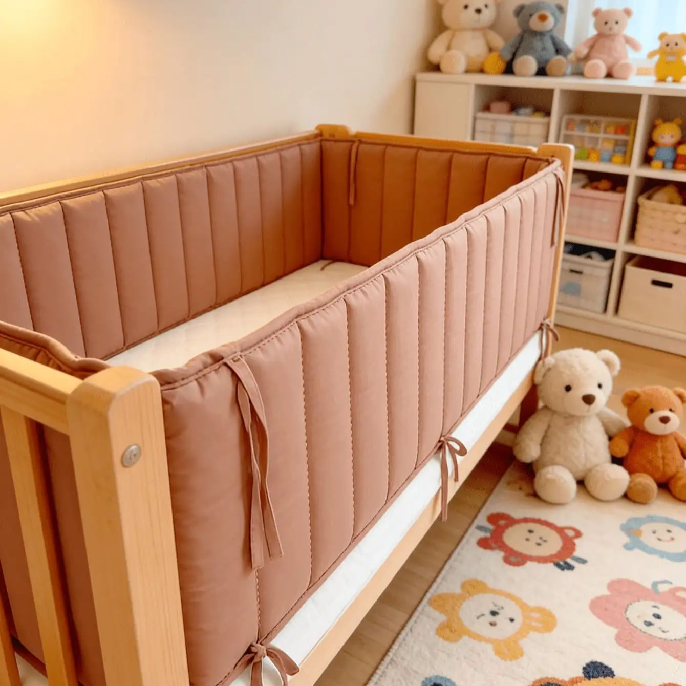 กันชนเตียงเด็ก ป้องกันการกระแท - Baby Nursery Glider บทวิจารณ์และราคา