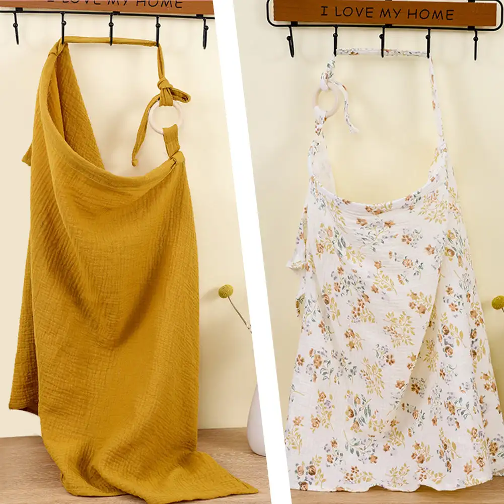ผ้าคลุมให้นมบุตร ผ้าฝ้าย ผ้าคล - Nursing Cover Breastfeeding บทวิจารณ์และราคา