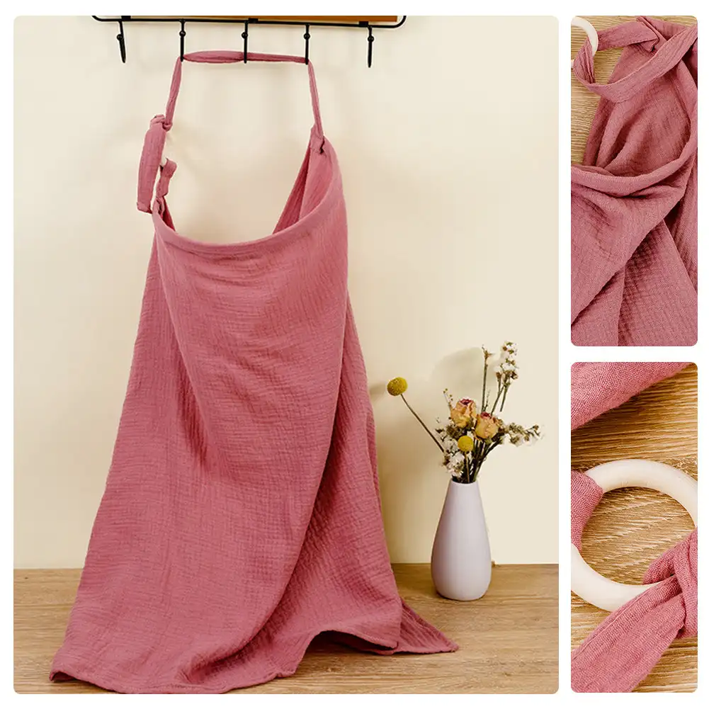 ผ้าคลุมให้นมบุตร ผ้าฝ้าย ผ้าคล - Nursing Cover Breastfeeding บทวิจารณ์และราคา