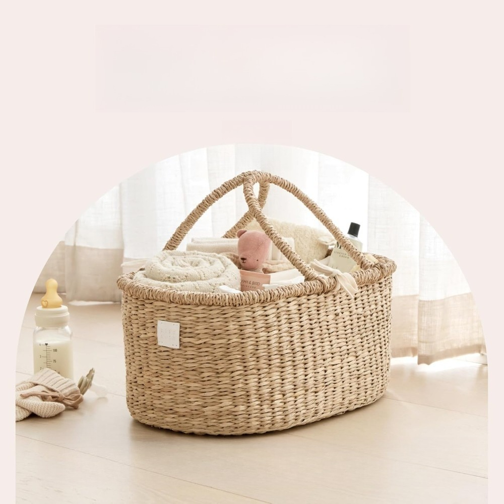 ตะกร้าใส่ผ้าอ้อมเด็กแบบพรีเมีย - Baby Nursery Organiser บทวิจารณ์และราคา