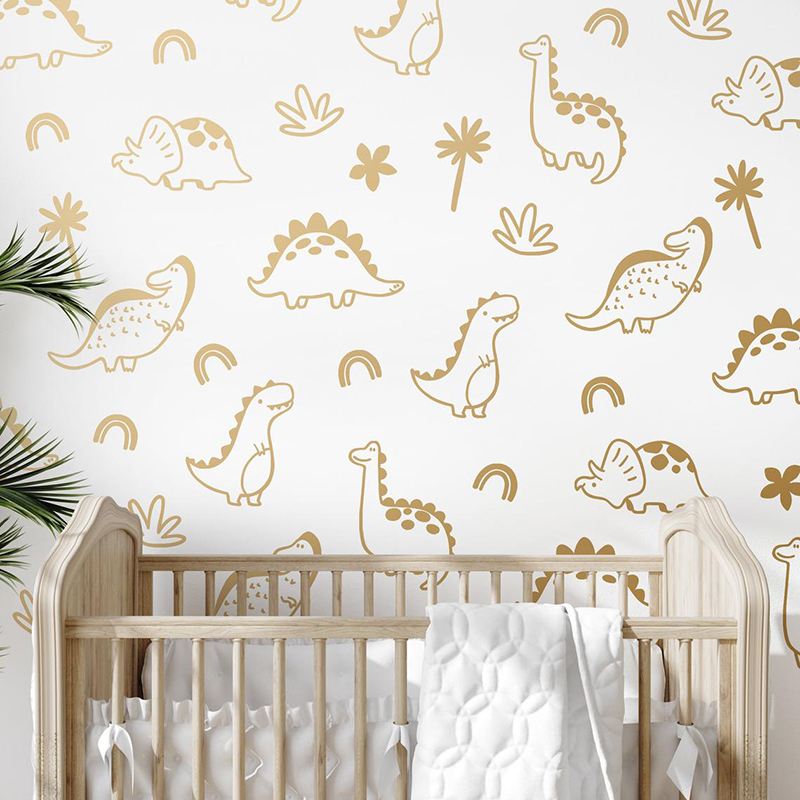 เรขาคณิตไดโนเสาร์ Rainbow สติ๊ - Baby Nursery Needs บทวิจารณ์และราคา