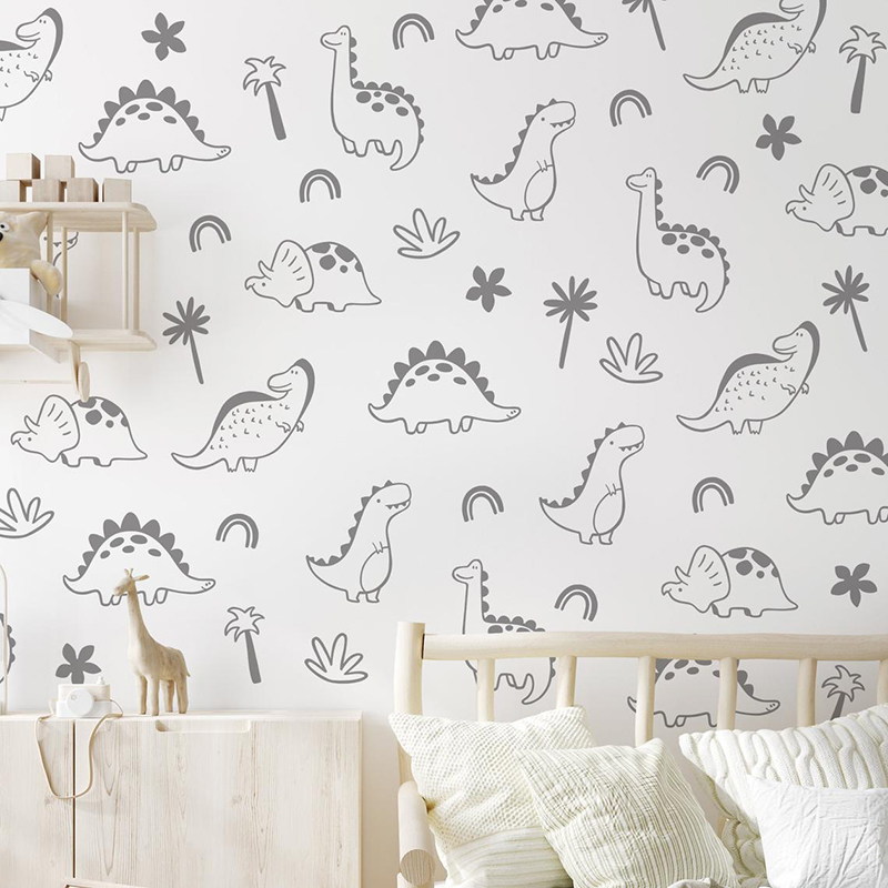 เรขาคณิตไดโนเสาร์ Rainbow สติ๊ - Baby Nursery Needs บทวิจารณ์และราคา