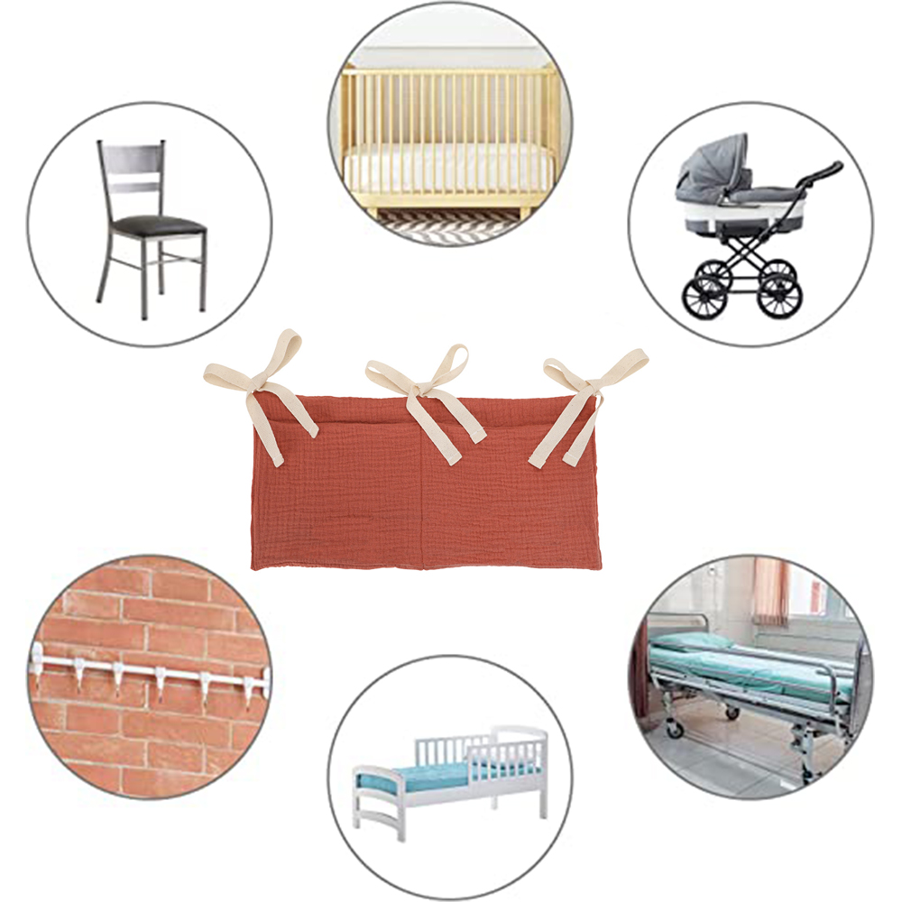 Baby Crib Organizer Cot Caddy  - Baby Nursery Organiser บทวิจารณ์และราคา