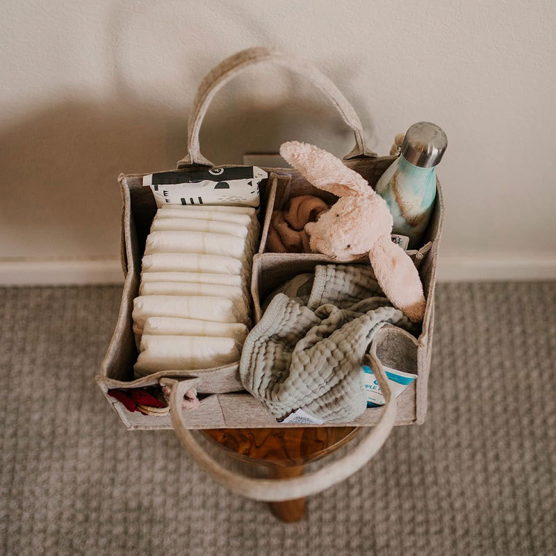 แคดดี้ผ้าอ้อม - ถังเก็บเนอสเซอ - Baby Nursery Organiser บทวิจารณ์และราคา