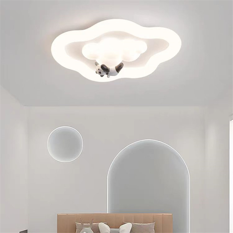 โคมไฟเพดานรูปเมฆสีขาวน่ารัก ไฟ - Baby Nursery Ceiling Light บทวิจารณ์และราคา