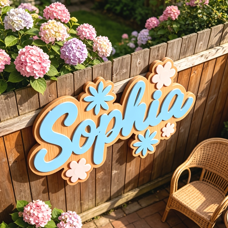 ป้ายห้องพักธีมดอกไม้แบบส่วนตัว - Baby Nursery Decor บทวิจารณ์และราคา