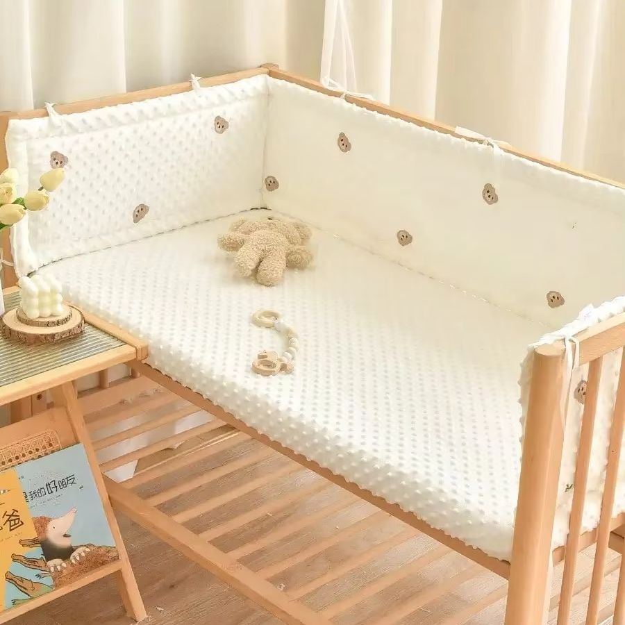 รั้วกั้นเตียงเด็กสีพื้น ผ้าฝ้า - Baby Nursery Glider บทวิจารณ์และราคา