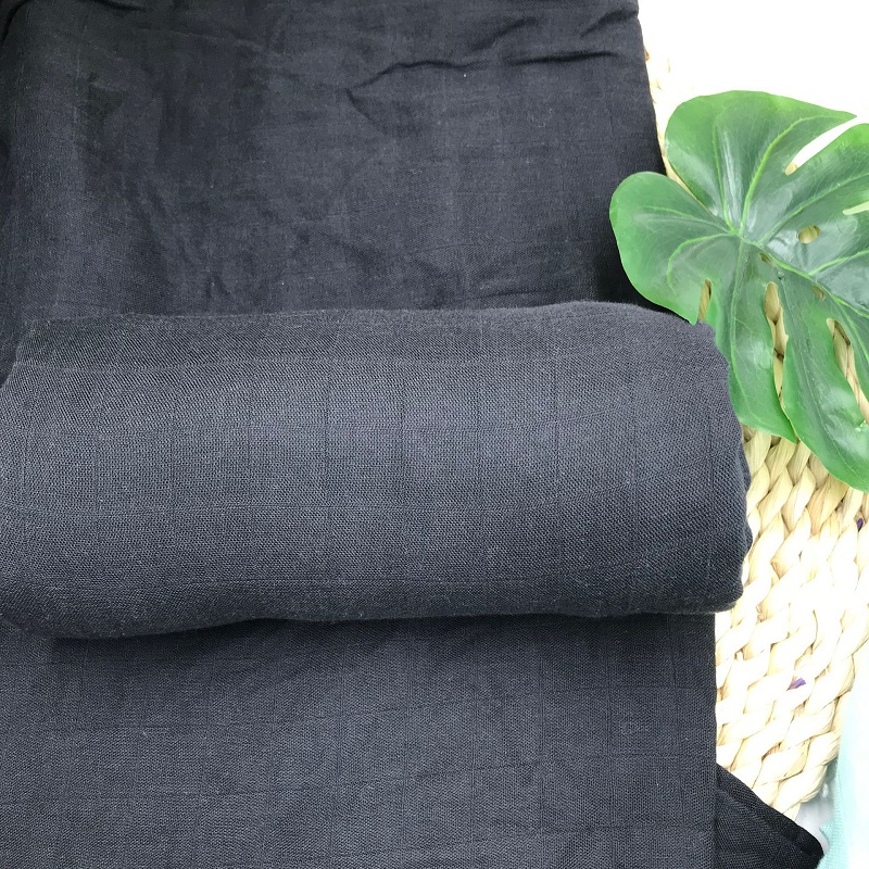 ผ้าห่อตัวเด็กสีดำล้วน ผ้ามัสลิ - Swaddle Blanket Muslin บทวิจารณ์และราคา