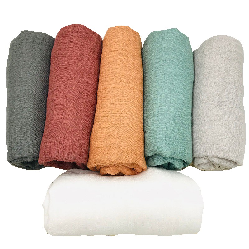 ผ้าห่อตัวเด็กสีดำล้วน ผ้ามัสลิ - Swaddle Blanket Muslin บทวิจารณ์และราคา